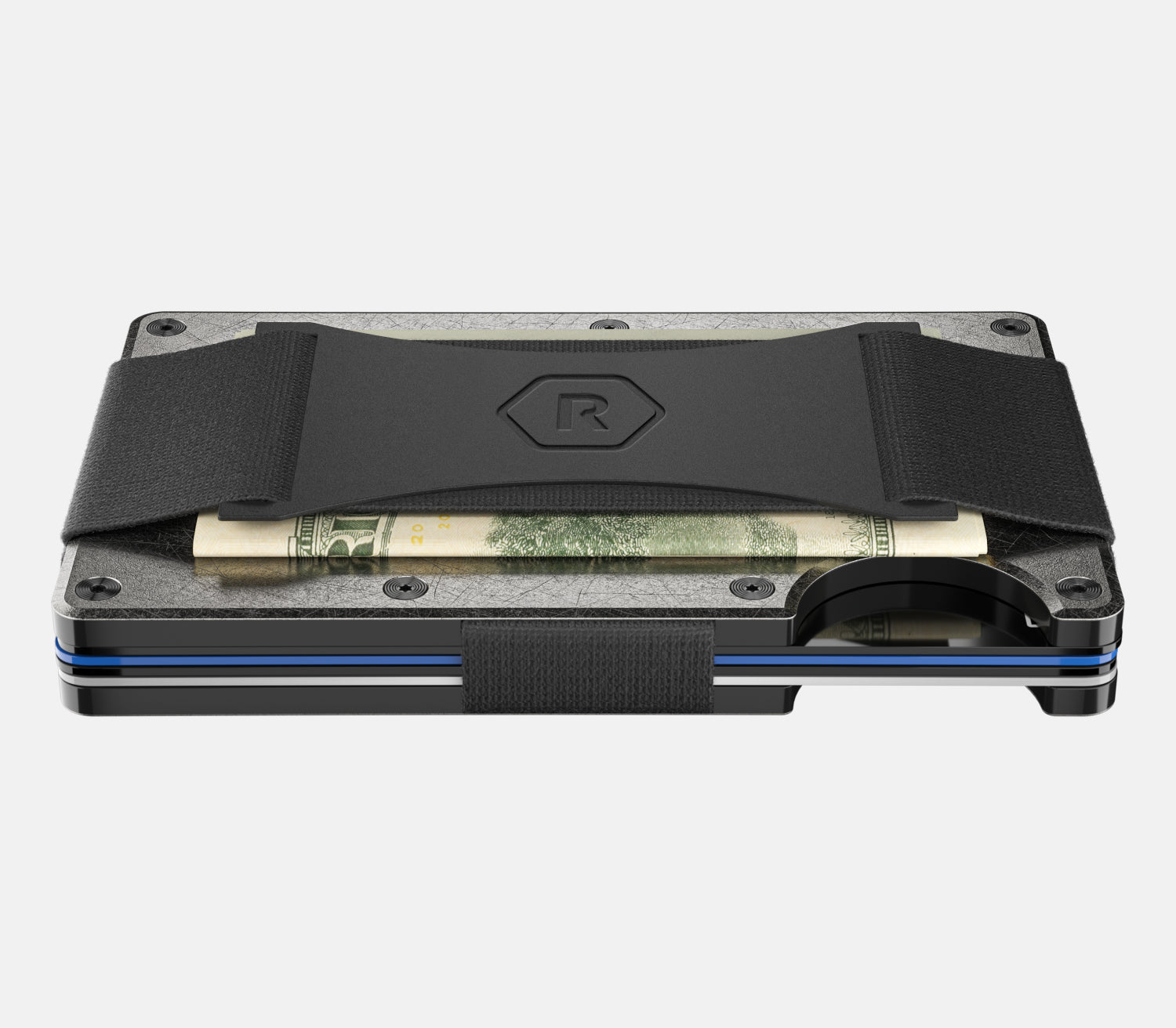 the RIDGE リッジ・キーケース ストーンウォッシュ・チタン Titanium Stonewash Wallet - Strong & Durable | The Ridge