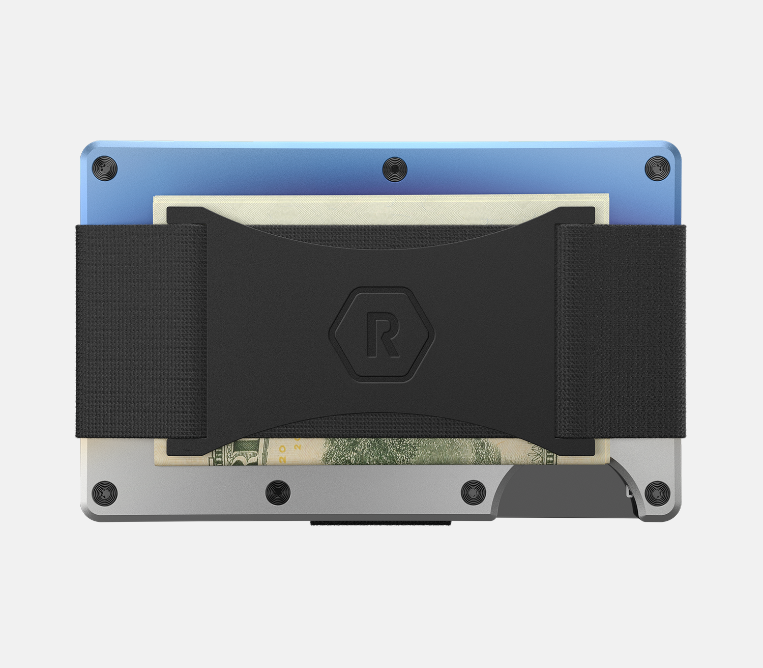 Ridge top Wallet Burnt Titanium + Storage Tray